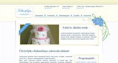 Desktop Screenshot of keknefelejcscukraszda.hu